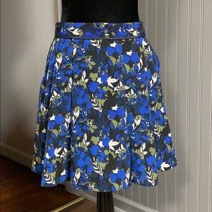 Tommy Hilfiger Floral Print Pleated Mini Skirt